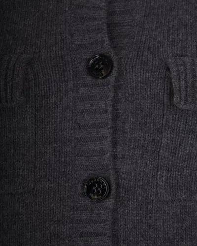 Weekend Max Mara Cardigan Olbia Antracite In Gray
