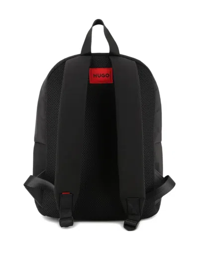 Hugo Boss Logo-print Backpack In Black