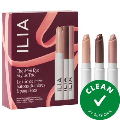 Ilia Mini Eye Stylus Trio - Eyeshadow Stick Gift Set 1.8oz/51.1g In Multi