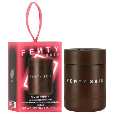 Fenty Beauty By Rihanna Plush Puddin' Intensive Recovery Lip Mask With Pomegranate Sterols + Vitamin E Cacao 0.5 Oz/15 ml In Brown