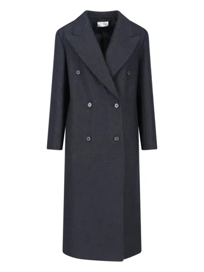 The Row Hariet Coat In Virgin Wool And Cashmere In Gray