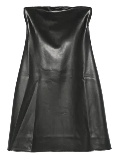Courrèges Bustier Lingerie Dress In Black