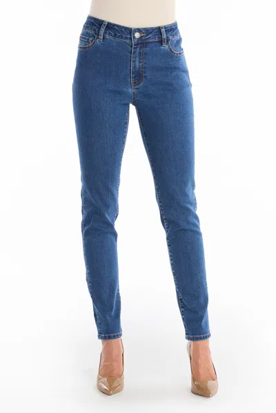 The Noli Shop Layla Skinny Jean In Blue