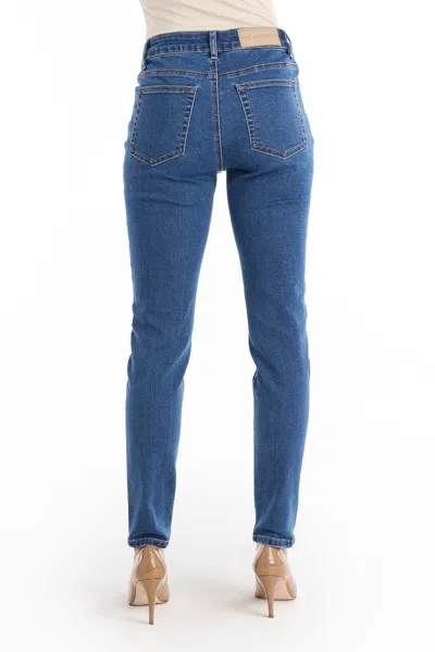 The Noli Shop Layla Skinny Jean In Blue