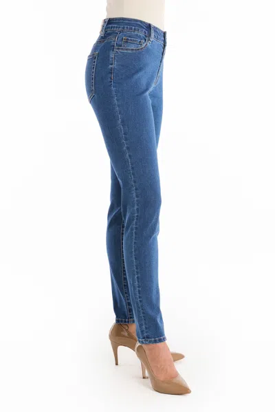 The Noli Shop Layla Skinny Jean In Blue