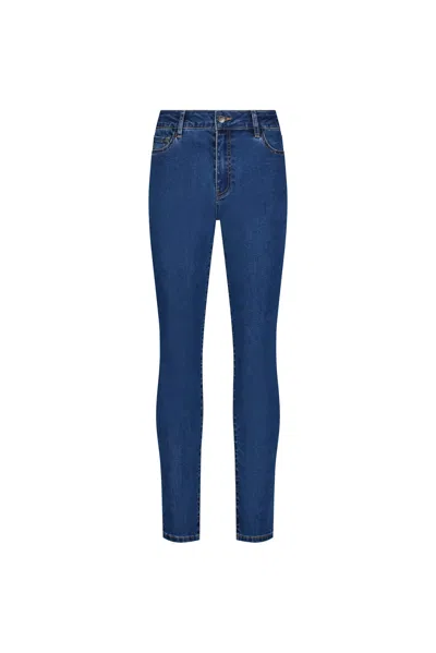 The Noli Shop Layla Skinny Jean In Blue