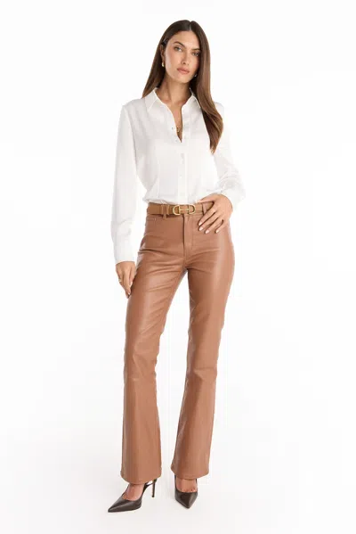 The Noli Shop Paulina Silk Blouse In White