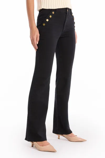 The Noli Shop Allegra Bootcut Jean In Black