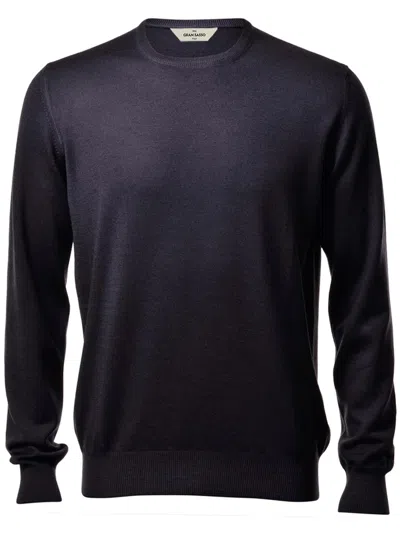 Gran Sasso Crew-neck Sweater In Black