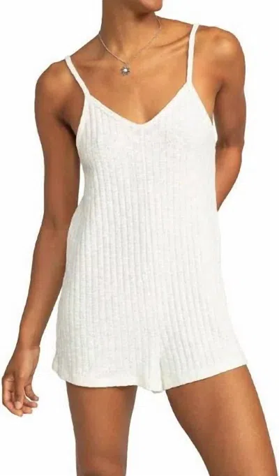 Roxy On Our Way Romper In White In White