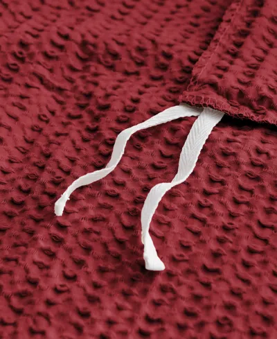 Levtex Cloud Waffle Textured 2-pc. Duvet Cover Set, Twin/twin Xl In Red