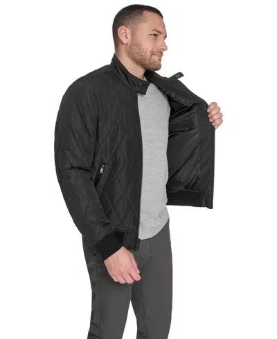 Dockers Diamond Quilted Bomber In Black