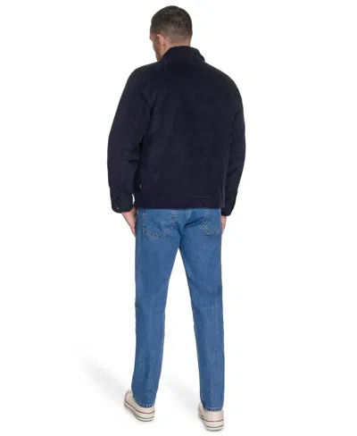 Dockers Men's Wool Blend Bomber Jacket In Blue