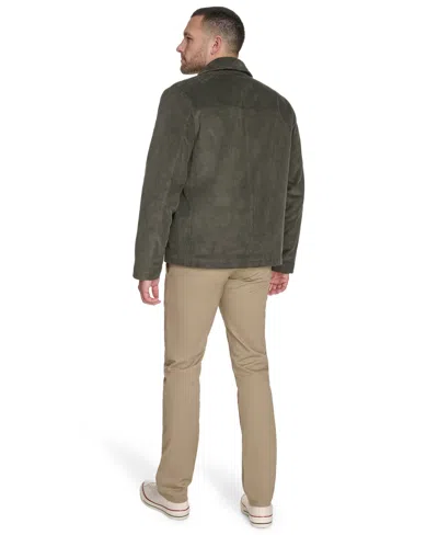 Dockers Men's Wool Blend Bomber Jacket In Green