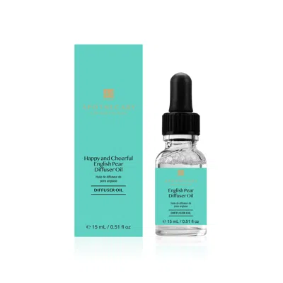 Dr. Botanicals Happy & Cheerful English Pear Diffuser Oil 15ml X 3 Trio Set In Green