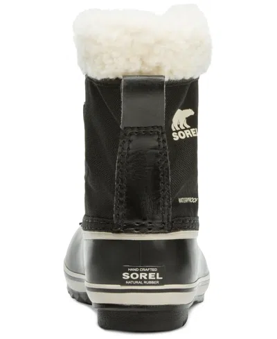 Sorel Children's Yoot Pac Nylon Waterproof Boots In Black