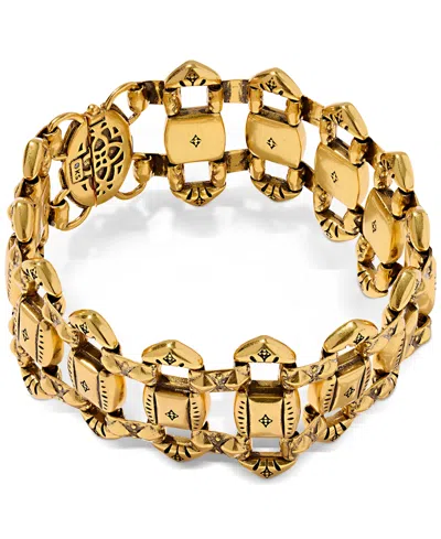 Kendra Scott Catherine Lapis Lazuli Statement Bracelet In Gold