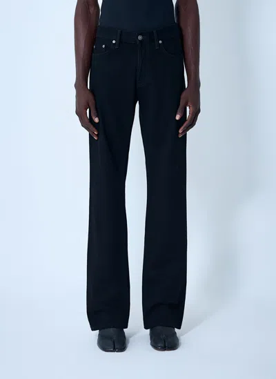 Acne Studios Men Five-pocket Jeans In Black