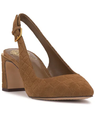 Vince Camuto Hamden Pointed Toe Slingback Pump In Brown