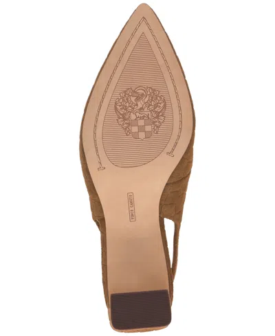 Vince Camuto Hamden Pointed Toe Slingback Pump In Brown