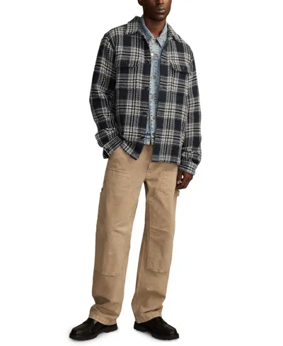 Lucky Brand Men's Twill Shirt Jacket In Gray