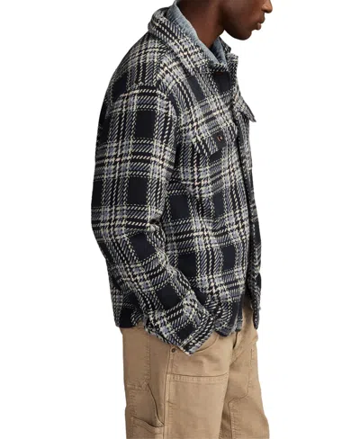 Lucky Brand Men's Twill Shirt Jacket In Gray