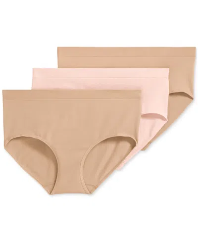 Jockey Women's 3-pk. Seamfree Brief Underwear 4431 In Pink