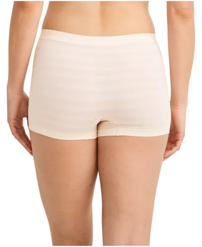 Jockey Seamfree 3-pack Full Coverage Boy Shorts In Neutral