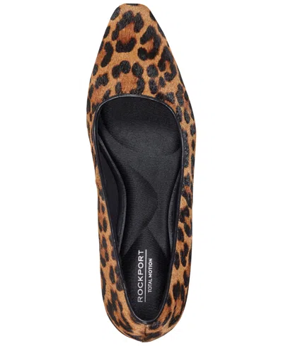 Rockport Women's Total Motion Merida Classic Dress Pumps In Animal Print