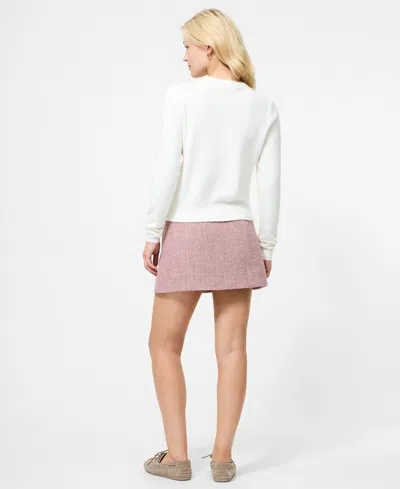 French Connection Fcuk Women's Ellie Knit Crewneck Pullover In White