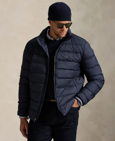 Polo Ralph Lauren The Colden Packable Matte Jacket In Blue