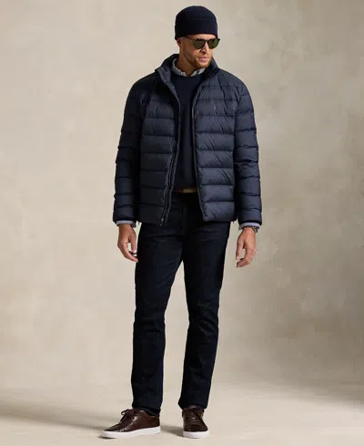 Polo Ralph Lauren The Colden Packable Matte Jacket In Blue
