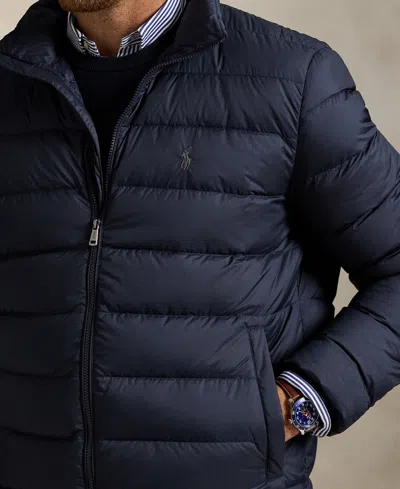 Polo Ralph Lauren The Colden Packable Matte Jacket In Blue