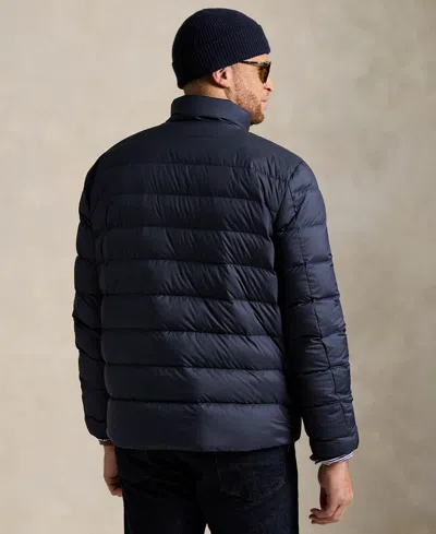 Polo Ralph Lauren The Colden Packable Matte Jacket In Blue