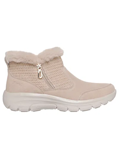 Skechers Women's Relaxed Fit: Easy Going Memory Foam Boots From Finish Line In Neutral