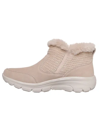 Skechers Women's Relaxed Fit: Easy Going Memory Foam Boots From Finish Line In Neutral