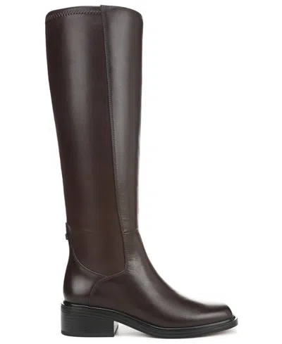 Franco Sarto Women's Gisella Round Toe Zip Tall Boots In Brown