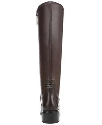 Franco Sarto Women's Gisella Round Toe Zip Tall Boots In Brown