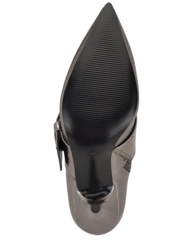 Nine West Colin Pointed Toe Bootie In Gray