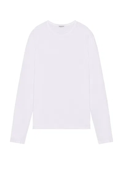 Cotton Citizen The Classic Crew Long Sleeve Tee In White