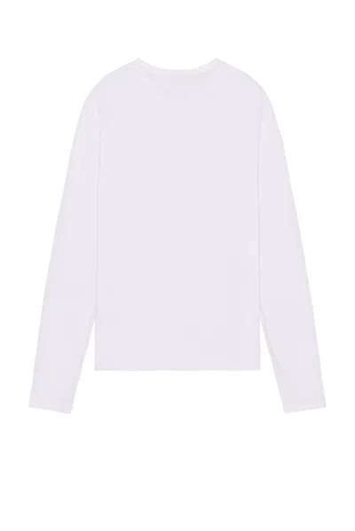 Cotton Citizen The Classic Crew Long Sleeve Tee In White