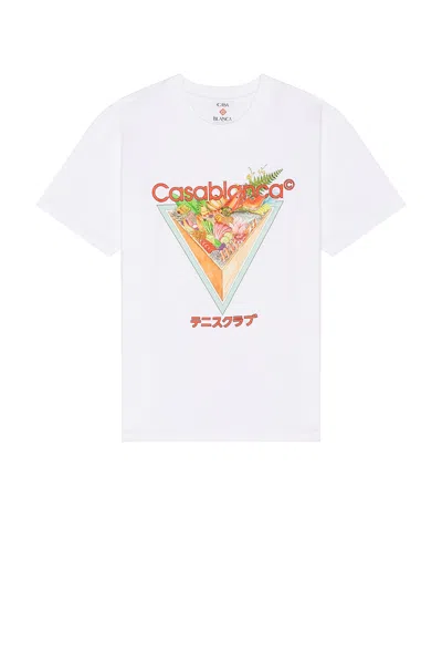 Casablanca Tennis Club Icon T-shirt In Green