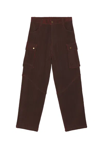 Isa Boulder Blaze Cargo Pants In Brown