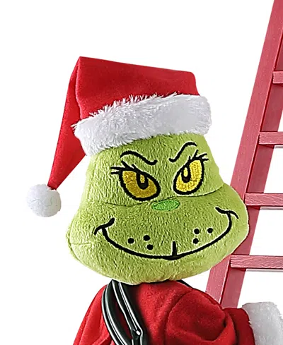 Mr. Christmas Super Climbing Grinch With Ladder In Multi