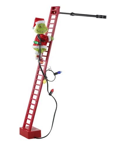 Mr. Christmas Super Climbing Grinch With Ladder In Multi