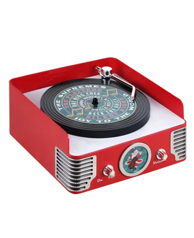 Mr. Christmas Retro Record Player In Red