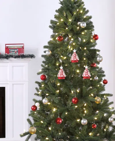 Mr. Christmas Nostalgic Tree Ornaments With Lights, Set Of 3 In Multi