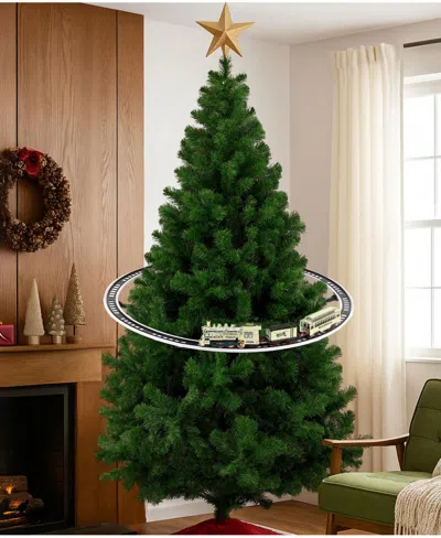 Mr. Christmas Animated Train Around The Tree In Gold