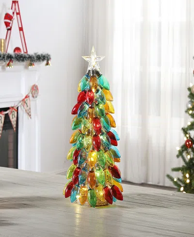 Mr. Christmas Retro C9 Bulb Tree In Multi