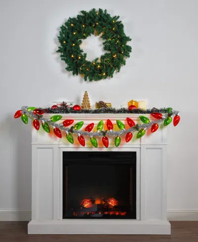 Mr. Christmas Retro C9 Bulb Garland In Multi